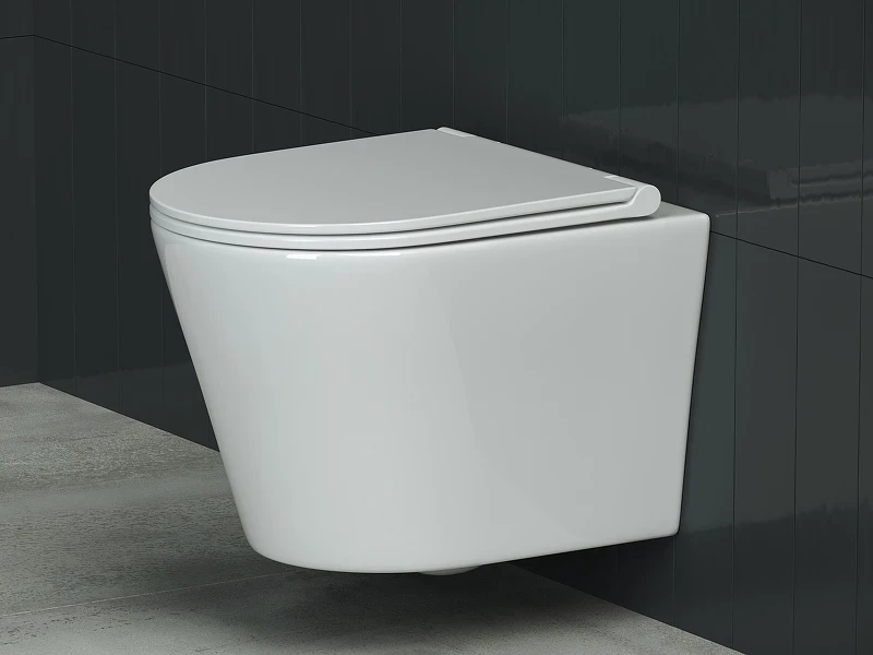 Унитаз Ceramicanova Forma CN3011 подвесной с сиденьем Микролифт фарфор подвесной