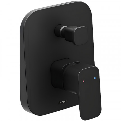 Смеситель для душа Ravak 10° Free black-TD F 061.20 X070156 Черный матовый латунь встраиваемый
