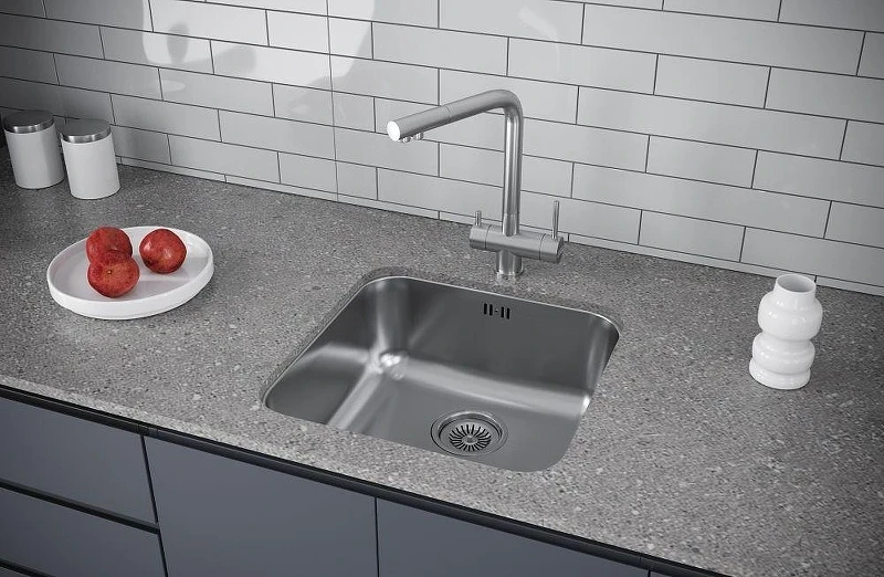 Кухонная мойка KUCHENSTERN RUND 45 44,5x44,5 650SS60 цвет Нержавеющая сталь