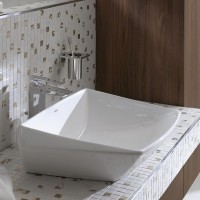 Раковина-чаша Toto Jewelhex 60 LW681B#W Белая фарфор накладная