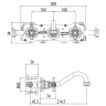 Смеситель для раковины Gattoni TRD TR105/18C0 Хром