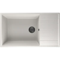 Кухонная мойка Ulgran Quartz Prima 860-01 Жасмин искусственный камень (литьевой мрамор) встраиваемый