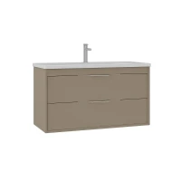Тумба с раковиной Orka Clay 100 5004387 подвесная цвет Sahra