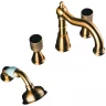 Смеситель на борт ванны Boheme Royal Cristal 391-Royal/CRST black Бронза латунь
