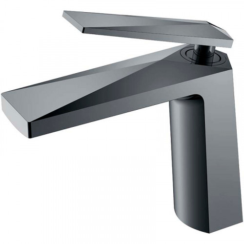 Смеситель для раковины Boheme Venturo 371-SGM Оружейная сталь глянцевая латунь