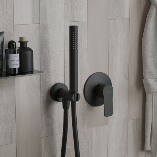 Смеситель для душа Paini Viva Style P4YO690 Черный матовый