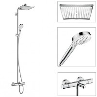 Душевая система Hansgrohe Crometta 27298000 с термостатом Хром латунь на стену