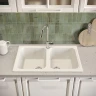 Кухонная мойка Domaci Болонья 78 М-20-001 цвет Белый