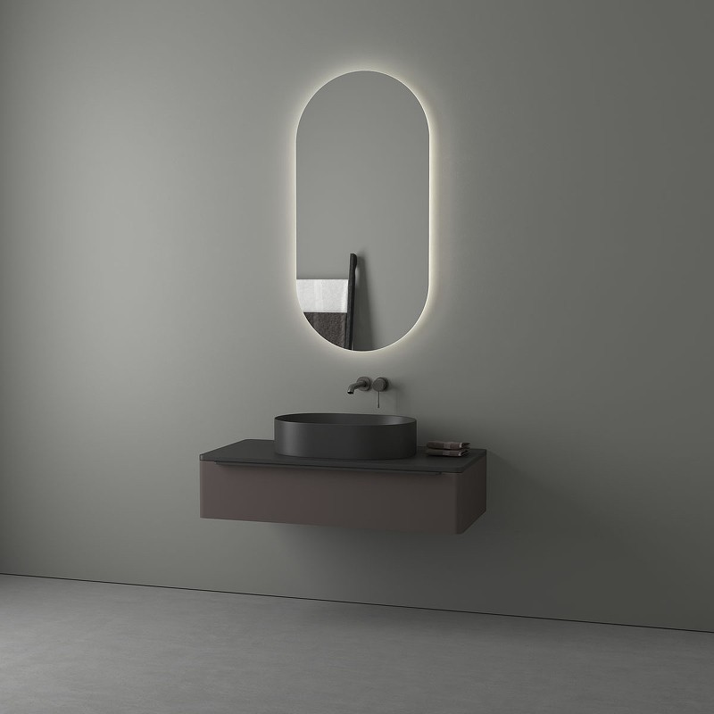 Зеркало Evoform Ledshine 120x60 BY 2588 с подсветкой 26.5 W - без выключателя - нейтральный белый свет стекло