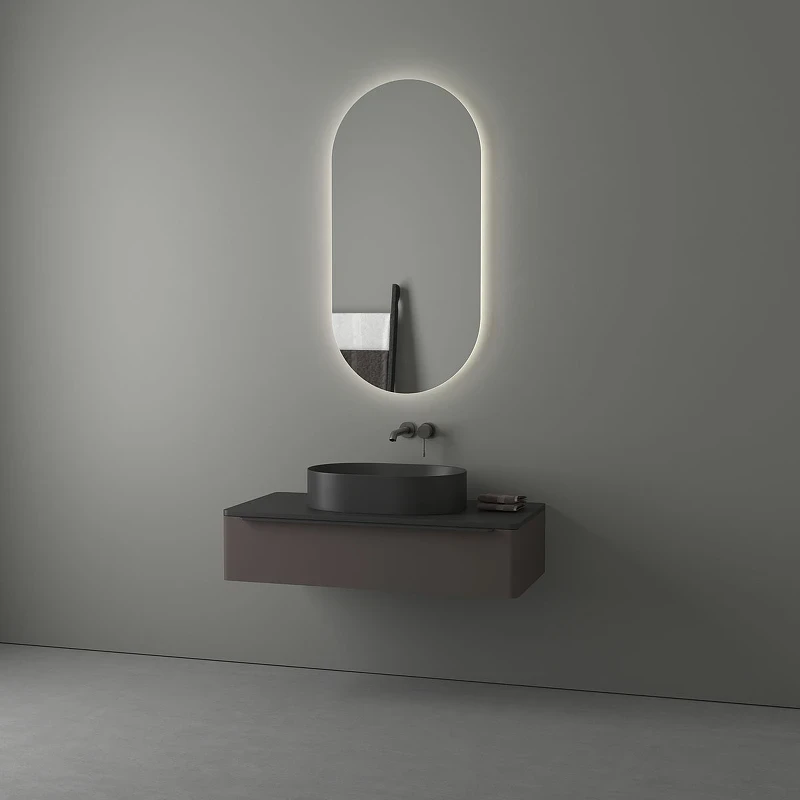Зеркало Evoform Ledshine 120x60 BY 2588 с подсветкой 26.5 W - без выключателя - нейтральный белый свет стекло