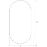 Зеркало Evoform Ledshine 120x60 BY 2588 с подсветкой 26.5 W - без выключателя - нейтральный белый свет стекло