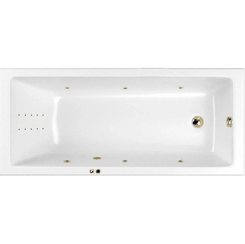 Акриловая ванна Whitecross Wave Slim 170x75 0111.170075.100.LINENANO.GL с гидромассажем
