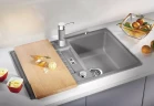 Кухонная мойка Blanco Zia 45S 514726 Белая искусственный камень (литьевой мрамор) встраиваемый