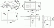 Кухонная мойка Blanco Zia 45S 514726 Белая искусственный камень (литьевой мрамор) встраиваемый