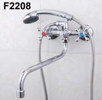 Смеситель для ванны Frap H08 F2208 универсальный Хром латунь на стену