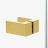 Душевой уголок New Trendy Avexa Gold 80х100 EXK-1778 профиль Брашированное золото стекло прозрачное