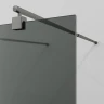 Душевая перегородка WasserKRAFT Vechte 110 60W46GR-TG профиль Графит стекло тонированное