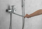 Смеситель для ванны Aquatek Вега AQ1033CR универсальный Хром латунь на стену