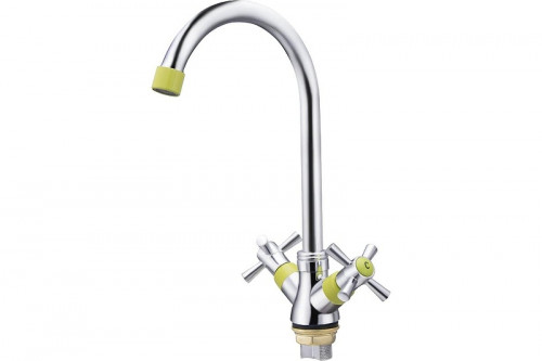 Смеситель для кухни Ekko E49118-6 цвет Хром Салатовый