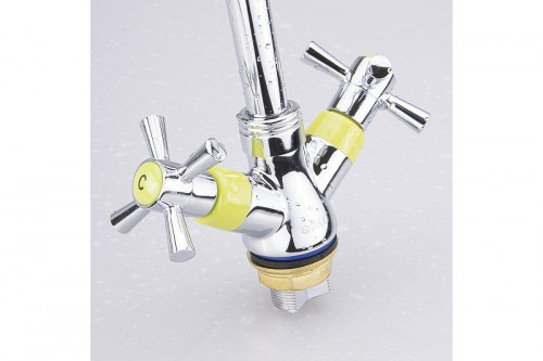 Смеситель для кухни Ekko E49118-6 цвет Хром Салатовый