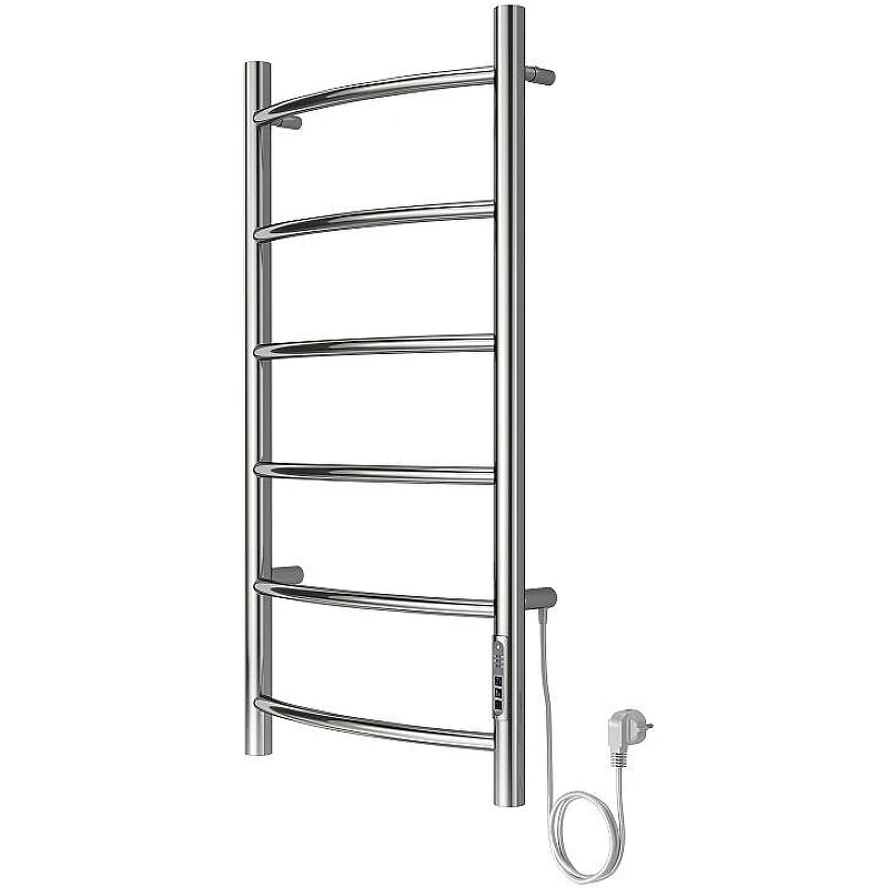 Электрический полотенцесушитель Azario Verona 400x800 П6 AZ04848 диммер справа Хром