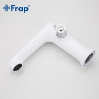 Смеситель на борт ванны Frap H34 F1134 Белый Хром латунь