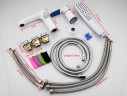 Смеситель на борт ванны Frap H34 F1134 Белый Хром латунь