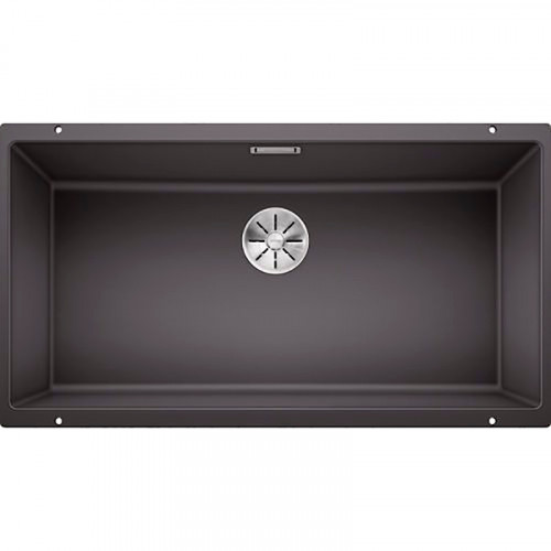 Кухонная мойка Blanco Subline 800-U 523142 Темная скала искусственный камень (литьевой мрамор) встраиваемый