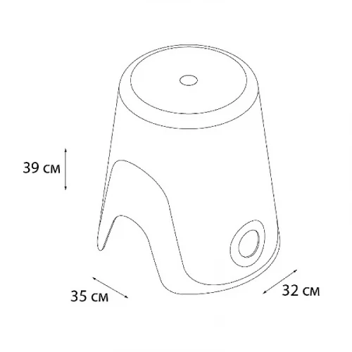 Корзина для белья Fixsen Wendy FX-7073-89 Синяя