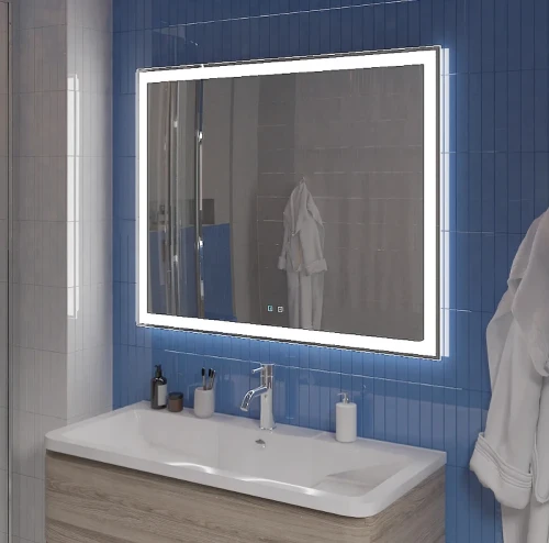 Зеркало BelBagno SPC-GRT 100 с сенсорным выключателем с подсветкой