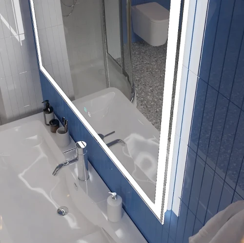 Зеркало BelBagno SPC-GRT 100 с сенсорным выключателем с подсветкой