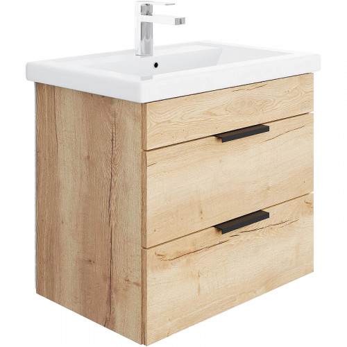 Тумба под раковину Onika Легран 70.13 107048 подвесная Дуб галифакс МДФ / ЛДСП