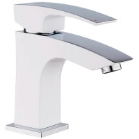 Смеситель для раковины Gappo G07 G1007-7 Белый Хром латунь