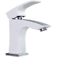 Смеситель для раковины Gappo G07 G1007-7 Белый Хром латунь