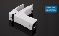 Смеситель для раковины Gappo G07 G1007-7 Белый Хром латунь