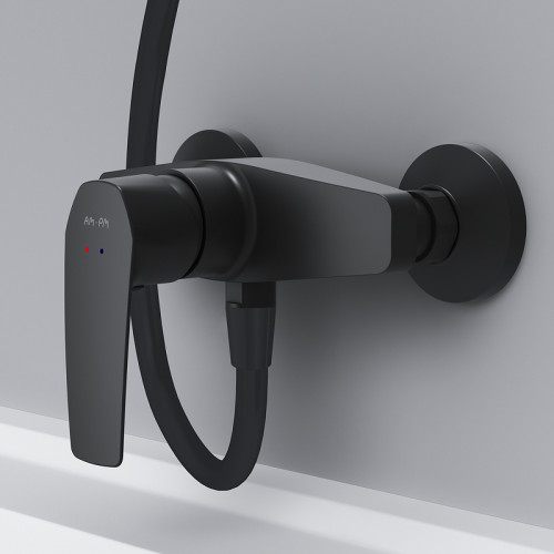 Смеситель для душа AM.PM Gem F90A20022 Черный латунь на стену