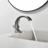 Смеситель для раковины Black&White Gravity GF-7106-GM 7106GM цвет Оружейная сталь