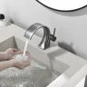 Смеситель для раковины Black&White Gravity GF-7106-GM 7106GM цвет Оружейная сталь