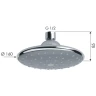 Верхний душ Remer 354PLX Хром