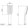 Ручной душ Melodia della vita Standard MKP20434 Хром