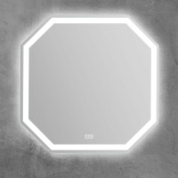 Зеркало BelBagno 80 SPC-OTT-800-800-LED-TCH-WARM с подсветкой с подогревом с сенсорным выключателем стекло