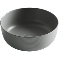 Раковина-чаша Ceramicanova Element 36 CN6073MH Антрацит матовый фарфор накладная