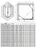 Душевой уголок New Trendy Avexa Black 110x120 EXK-1846 профиль Черный стекло прозрачное