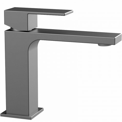 Смеситель для раковины Vincea Cube VBF-1C01GM Вороненая сталь латунь