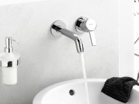 Смеситель для раковины Kludi Zenta 382450575 Хром латунь встраиваемый