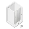 Душевая дверь New Trendy New Soleo Chrome 100 R D-0136A профиль Хром стекло прозрачное