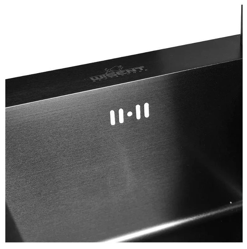 Кухонная мойка Wisent 78 WS37851B-SL/WS-02-2B/W325014 цвет Графит