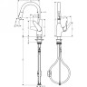 Смеситель для кухни Hansgrohe Focus M429-H180 71801000 Хром