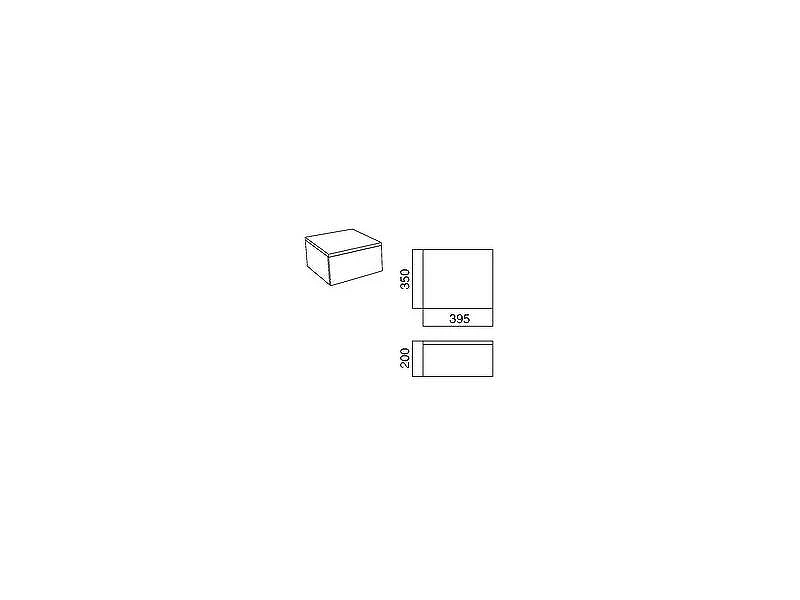 Тумба Scarabeo Laila 40 270588 цвет Rovere Brizzo