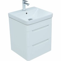Тумба под раковину Aquanet София 50 274171 подвесная Белый глянец МДФ / ЛДСП